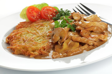 Züricher Geschnetzeltes mit Rösti