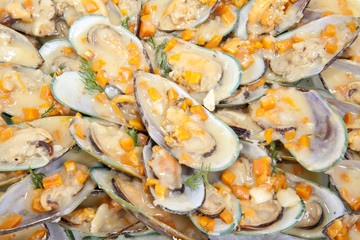 cooked oysters