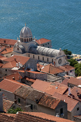 Obraz premium Cathedral of St. James in Sibenik, Croatia