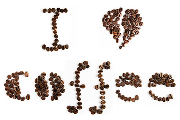 Coffee typography