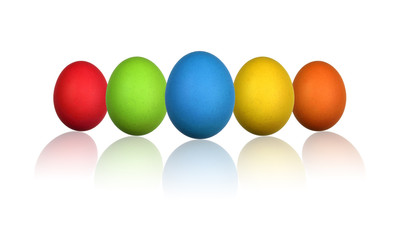 Bunte Eier zum Osterfest