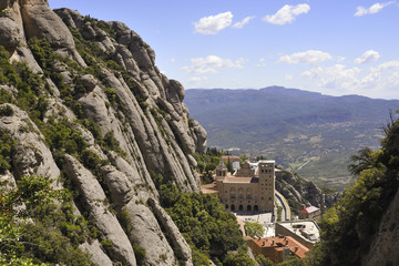 Fototapeta na wymiar Montserrat Monastery