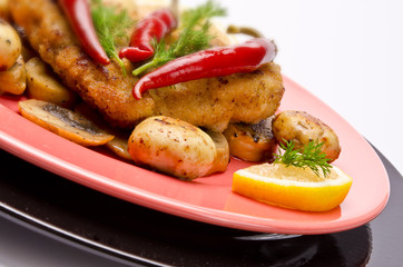 champignon schnitzel