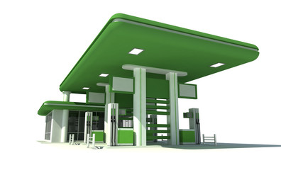 gas station