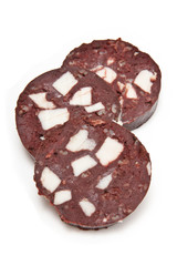 Black pudding or blood sausage.
