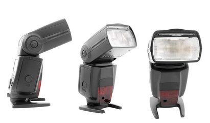 Three veiw of automatic flash.