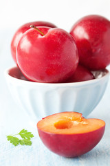 rote Pflaumen