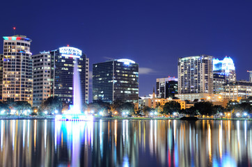 Fototapeta na wymiar Orlando Skyline