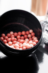 blush and tonal cream