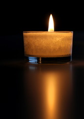 Candlelight and reflexion