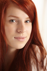 Naklejka premium beautiful woman