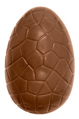 Chocolate easter egg isolated - 39582229