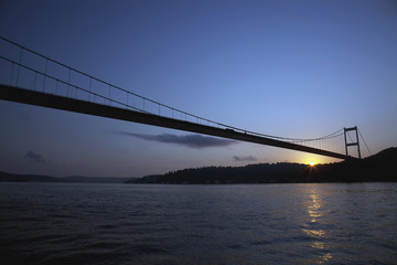 Fototapeta na wymiar Fatih Sultan Mehmet Bridge 1