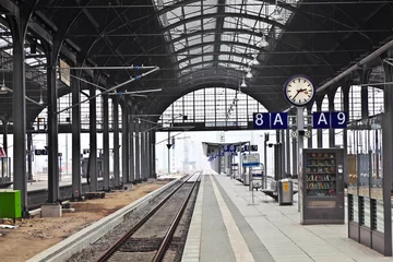 Keuken foto achterwand Treinstation treinstation in Wiesbaden