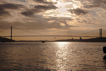 Fototapeta na wymiar Bosphorus Bridge 2