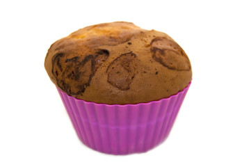 muffin isolated on white background