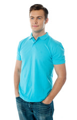 Obraz premium Portrait of a casual young man