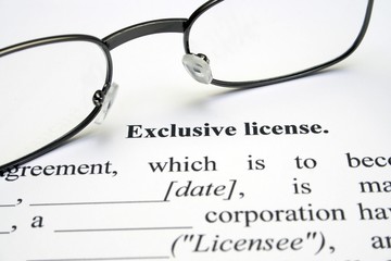 Exclusive license