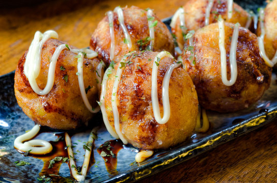 Fototapeta Takoyaki Octopus Balls
