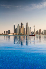 The business district in Dubai