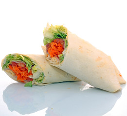 Wraps crudités