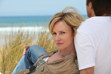 Couple on the dunes