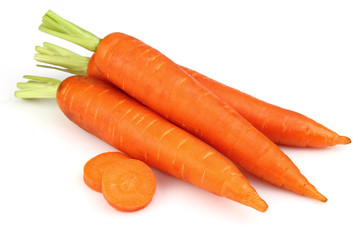 Carrot in closeup