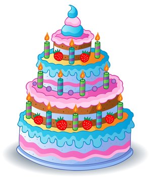 Birthday Cake Clipart Vector Images (over 1,900)