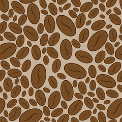 Coffee bean texture