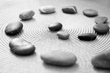 pile of stone representing zen, balance and meditation