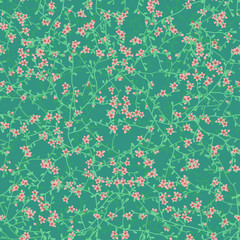 Classic seamless flower texture