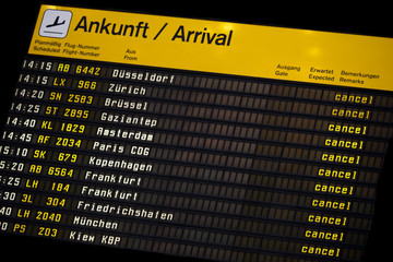Flug Gestrichen