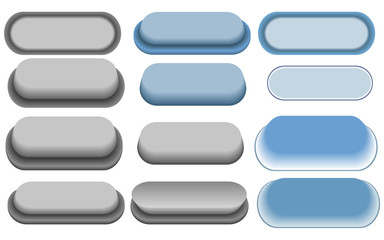 set of the vector buttons
