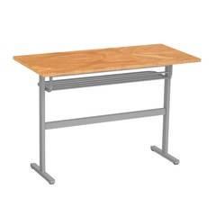 3d render of school table