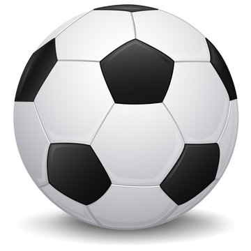 Soccer ball. Isolated