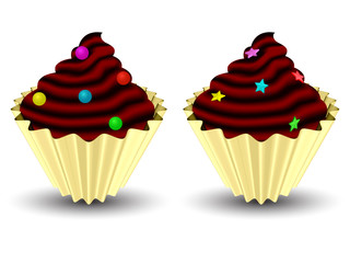 candy cupcakes