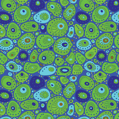 Abstract blue background.