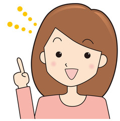 指差しをする女性03