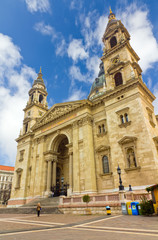 Fototapeta na wymiar Saint Stephen basilica, Budapest, Hungary