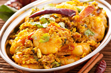 Garnelen in Masala Fry