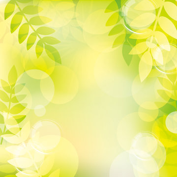 green background