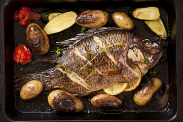 Tilapia geröstet
