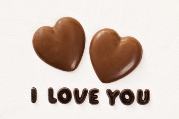 Schokoladenherzen