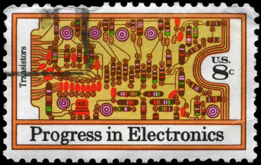 USA - CIRCA 1973 Transistors