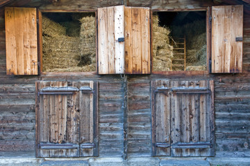 A barn full of straw