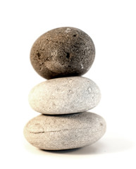 Fototapeta na wymiar pierres galets zen en équilibre