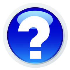 Botão azul - ponto de interrogação
