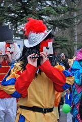 Colourful Mask, Carnival in Riehen, Switzerland