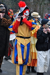 Colourful Mask, Carnival in Riehen, Switzerland