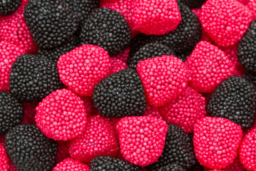 caramelle more e lamponi